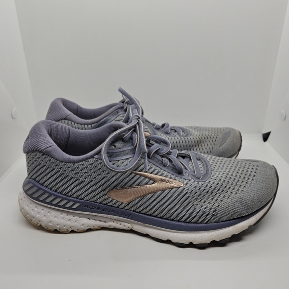 Brooks Adrenaline GTS 20 blue gray lavender rose gold women's 8.5B - Picture 1 of 11